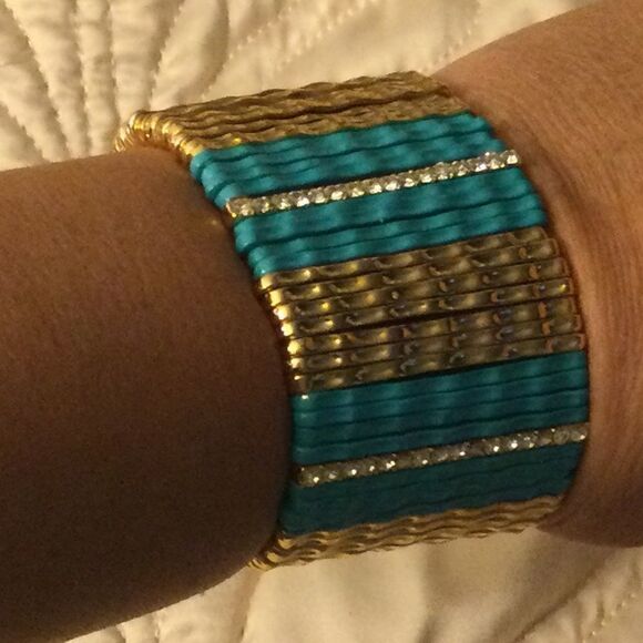 NWT Mercer Street enamel bracelet stretch - Picture 4 of 7